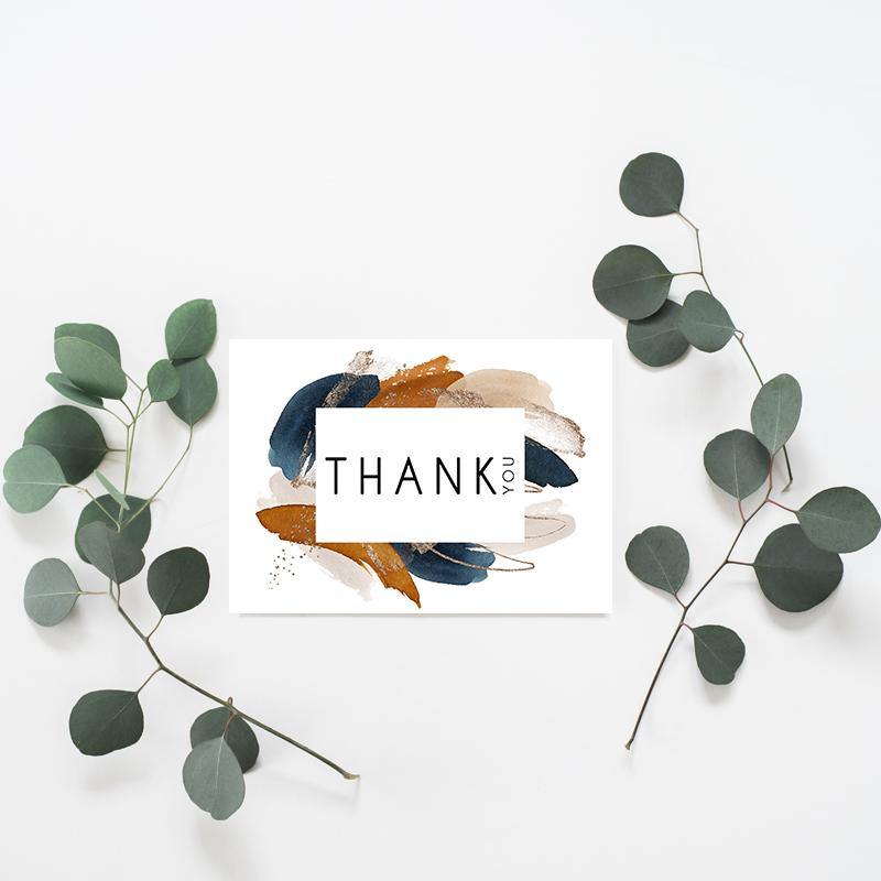 Thank You Abstract - Misiu Papier