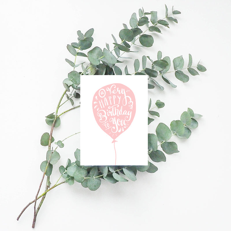 A Very Happy Birthday Balloon (Pink)