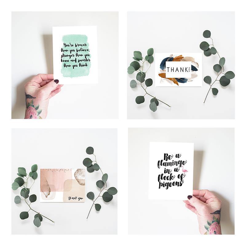 Mixed Greeting Card Pack of 5 - Misiu Papier