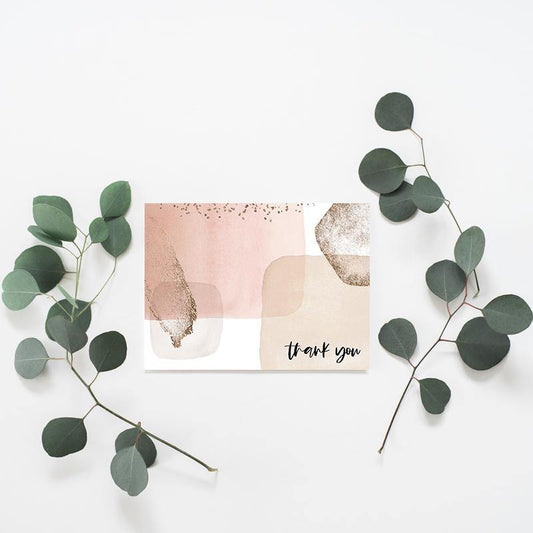 Thank you Watercolour - Misiu Papier