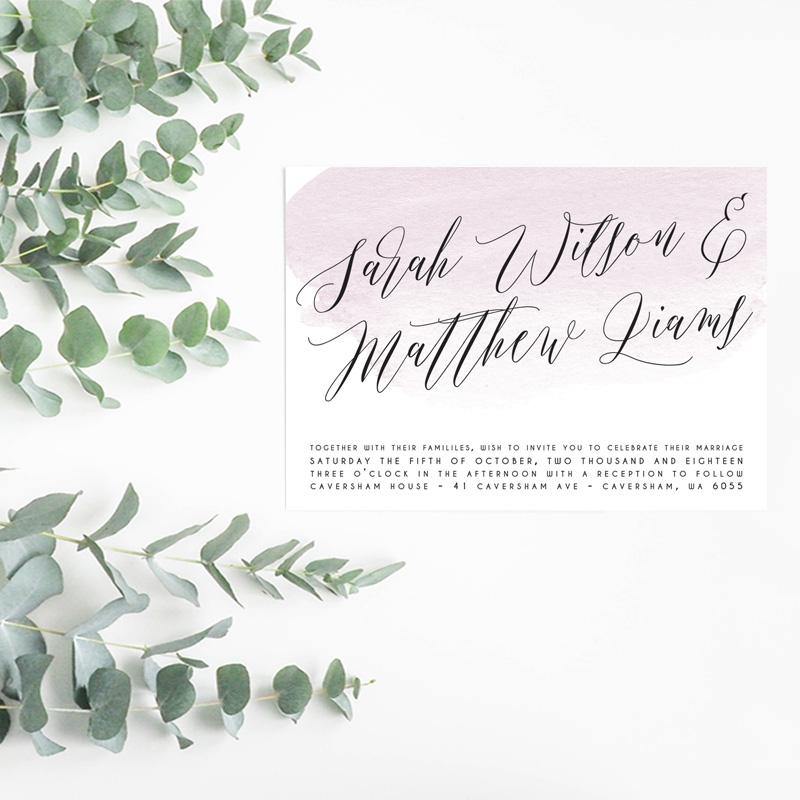 Understated Lilac Wedding Invitation Suite - Misiu Papier