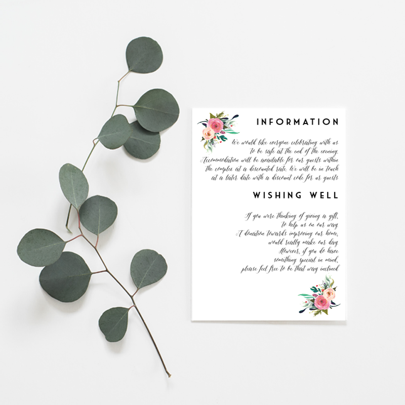 Lola Wedding Invitation Suite - Misiu Papier