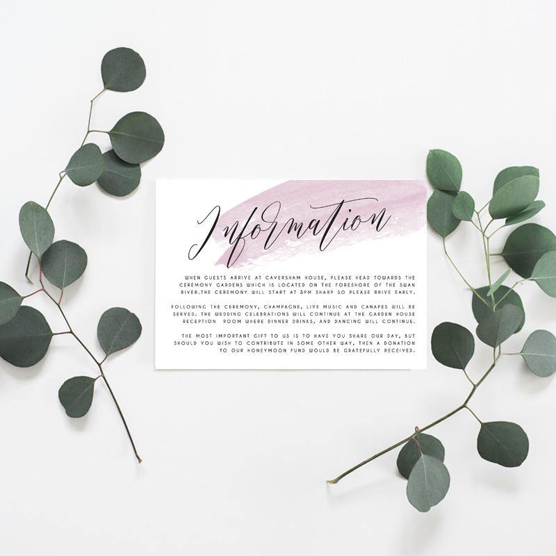 Understated Lilac Wedding Invitation Suite - Misiu Papier