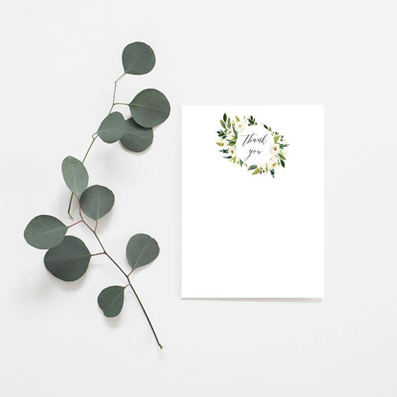 Mika Floral Wedding Invitation Suite - Misiu Papier