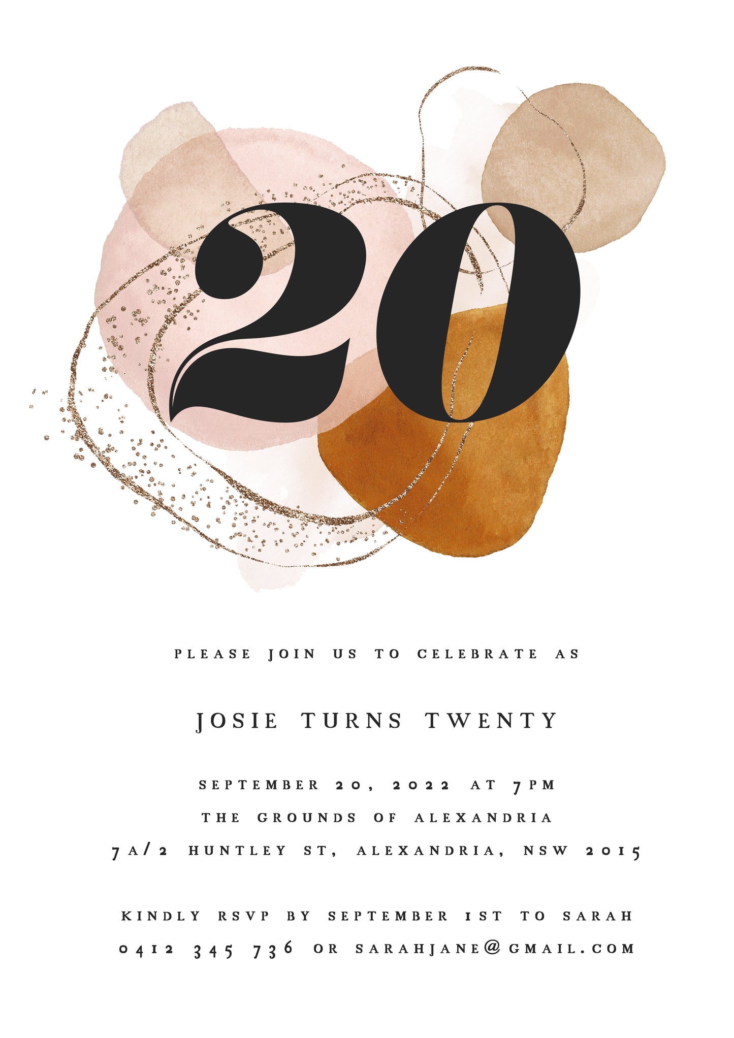 Josie Birthday Invitation